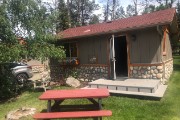 Our Patricia Lake cabin for 3 nights
